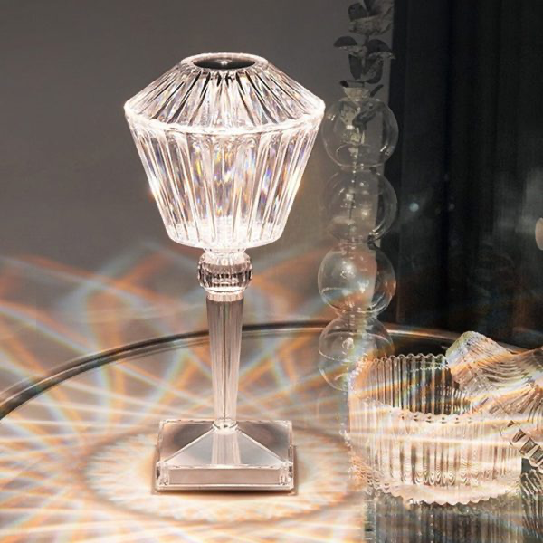 Rose diamond table lamp